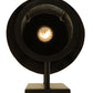 Meyda Lighting Keebler 9" Craftsman Brown Wall Sconce With Clear Seeded Shade Glass