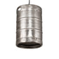 Meyda Lighting Keg 16" Raw Stainless Steel Pendant Light