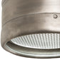 Meyda Lighting Keg 16" Raw Stainless Steel Pendant Light