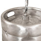 Meyda Lighting Keg 16" Raw Stainless Steel Pendant Light