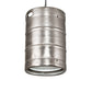 Meyda Lighting Keg 16" Raw Stainless Steel Pendant Light