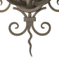 Meyda Lighting Kenneth 15" 2-Light Antique Brass Wall Sconce With Ivory Faux Candlelight