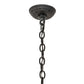 Meyda Lighting Kenosha 190565 36" 6-Light Antique Iron Gate Chandelier With Ivory Faux Candlelight
