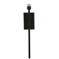 Meyda Lighting Kesara 6" Blackwash Wall Sconce With Beige Textrene Shade