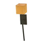 Meyda Lighting Kesara 6" Blackwash Wall Sconce With Beige Textrene Shade