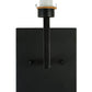 Meyda Lighting Kesara 8" Textured Black White Alabaster Wall Sconce With Whitestone Idalight Shade Glass