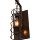 Meyda Lighting Ketchikan 10" Timeless Bronze Wall Sconce