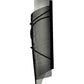 Meyda Lighting Kiltered 8" LED Black Wall Sconce With White and Black Mesh Shade