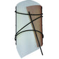 Meyda Lighting Kiltered 8" LED Solar Black Wall Sconce With Arctic Idalight Shade