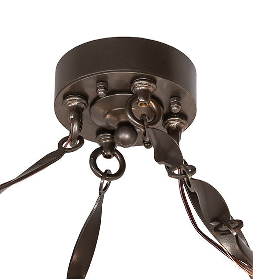 Meyda Lighting Kingsbridge 53" 16-Light Bronze & Gold Chandelier