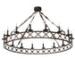Meyda Lighting Kingsbridge 53" 16-Light Bronze & Gold Chandelier