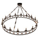 Meyda Lighting Kingsbridge 53" 16-Light Bronze & Gold Chandelier