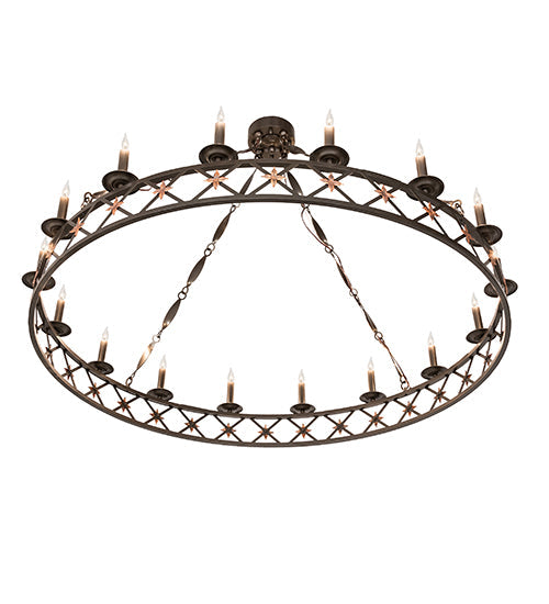 Meyda Lighting Kingsbridge 53" 16-Light Bronze & Gold Chandelier