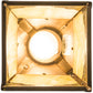 Meyda Lighting Kirkpatrick 10" Antique Copper Pendant Light With Green & Beige Shade Glass
