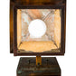 Meyda Lighting Kirkpatrick 8" Verdigris Copper Wall Sconce With Green & Beige Shade Glass