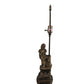 Meyda Lighting Kissing Kids 15" Mahogany Bronze Table Lamp Base