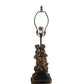 Meyda Lighting Kissing Kids 15" Mahogany Bronze Table Lamp Base