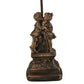 Meyda Lighting Kissing Kids 15" Mahogany Bronze Table Lamp Base