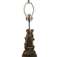 Meyda Lighting Kissing Kids 15" Mahogany Bronze Table Lamp Base