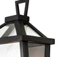 Meyda Lighting Kitzi 13" 3-Light Wrought Iron Tapered Wall Sconce With Clear Shade Glass
