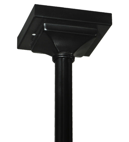 Meyda Lighting Kitzi 16" Oil Rubbed Bronze Pendant Light With Clear Cylinder Shade Glass