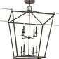 Meyda Lighting Kitzi 168937 52" 8-Light Timeless Bronze Tapered Pendant Light