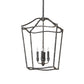 Meyda Lighting Kitzi 23" 4-Light Ash Pendant Light
