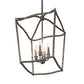 Meyda Lighting Kitzi 23" 4-Light Ash Pendant Light