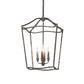 Meyda Lighting Kitzi 23" 4-Light Ash Pendant Light