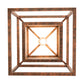Meyda Lighting Kitzi 23" Hanna Copper Box Pendant Light With Clear Rainstone Idalight Shade