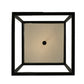 Meyda Lighting Kitzi 31" 2-Light Flemish Bronze Box Pendant Light With Statuario Idalight Shade Glass