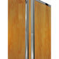 Meyda Lighting Kitzi 31" 3-Light Chrome Box Pendant Light With Amber Quartz Idalight Shade Glass