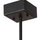 Meyda Lighting Kitzi 32" 8-Light Solar Black Island Pendant Light