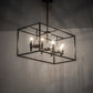 Meyda Lighting Kitzi 32" 8-Light Solar Black Island Pendant Light
