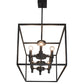 Meyda Lighting Kitzi 32" 8-Light Solar Black Island Pendant Light