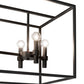 Meyda Lighting Kitzi 32" 8-Light Solar Black Island Pendant Light