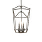Meyda Lighting Kitzi 34" 8-Light Ash Island Pendant Light