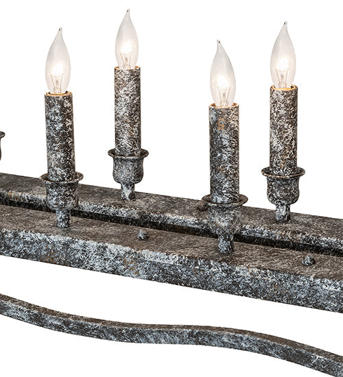 Meyda Lighting Kitzi 34" 8-Light Ash Island Pendant Light