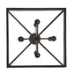 Meyda Lighting Kitzi 51" 8-Light Flat Black Tapered Pendant Light