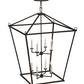Meyda Lighting Kitzi 51" 8-Light Oil Rubbed Bronze Tapered Pendant Light With White Faux Candlelight