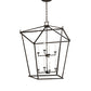 Meyda Lighting Kitzi 51" 8-Light Timeless Bronze Tapered Pendant Light With White Faux Candlelight