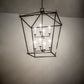Meyda Lighting Kitzi 51" 8-Light Timeless Bronze Tapered Pendant Light With White Faux Candlelight