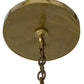 Meyda Lighting Kitzi 52" 8-Light Brass Tapered Pendant Light With White Faux Candlelight