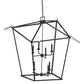 Meyda Lighting Kitzi 52" 8-Light Textured Black Tapered Pendant Light