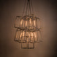 Meyda Lighting Kitzi 66" 9-Light Extreme Chrome Gang Pendant Light