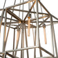 Meyda Lighting Kitzi 66" 9-Light Extreme Chrome Gang Pendant Light