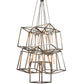 Meyda Lighting Kitzi 66" 9-Light Extreme Chrome Gang Pendant Light