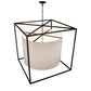 Meyda Lighting Kitzi 68" 6-Light Timeless Bronze Cilindro Pendant Light With White Textrene & Statuario Idalight Shade