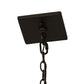 Meyda Lighting Kitzi Box 23" Timeless Bronze Pendant Light With Clear Rainstone Idalight Shade Glass