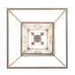 Meyda Lighting Kitzi Box 39" 8-Light Nickel Powder Coat Pendant Light With Clear Seeded Shade Glass
